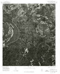 Carlowville NE Alabama Historical topographic map, 1:24000 scale, 7.5 X 7.5 Minute, Year 1975