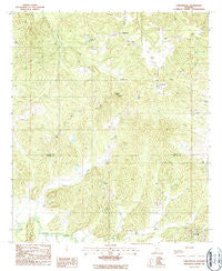 Carlowville Alabama Historical topographic map, 1:24000 scale, 7.5 X 7.5 Minute, Year 1987