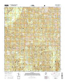 Carolina Alabama Current topographic map, 1:24000 scale, 7.5 X 7.5 Minute, Year 2014