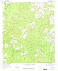 Carolina Alabama Historical topographic map, 1:24000 scale, 7.5 X 7.5 Minute, Year 1971