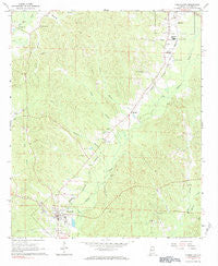 Carrollton Alabama Historical topographic map, 1:24000 scale, 7.5 X 7.5 Minute, Year 1967