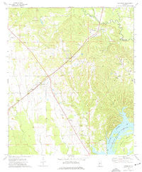 Catherine Alabama Historical topographic map, 1:24000 scale, 7.5 X 7.5 Minute, Year 1974