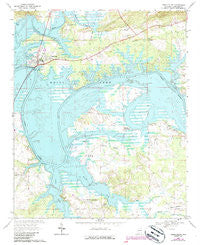 Cedar Bluff Alabama Historical topographic map, 1:24000 scale, 7.5 X 7.5 Minute, Year 1967