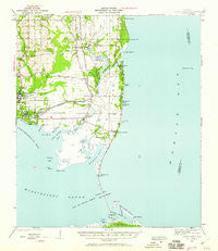 Cedar Point Alabama Historical topographic map, 1:62500 scale, 15 X 15 Minute, Year 1941