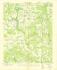 Center Grove Alabama Historical topographic map, 1:24000 scale, 7.5 X 7.5 Minute, Year 1936