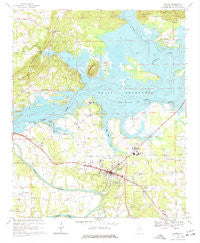 Centre Alabama Historical topographic map, 1:24000 scale, 7.5 X 7.5 Minute, Year 1967