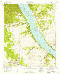 Cherokee Alabama Historical topographic map, 1:24000 scale, 7.5 X 7.5 Minute, Year 1954