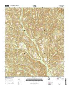 China Alabama Current topographic map, 1:24000 scale, 7.5 X 7.5 Minute, Year 2014
