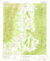 Choccolocco Alabama Historical topographic map, 1:24000 scale, 7.5 X 7.5 Minute, Year 1954