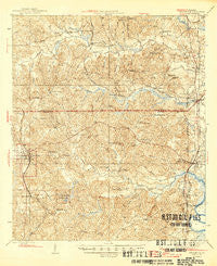Citronelle Alabama Historical topographic map, 1:62500 scale, 15 X 15 Minute, Year 1946