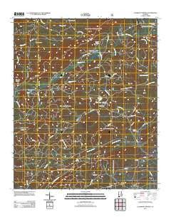 Clairmont Springs Alabama Historical topographic map, 1:24000 scale, 7.5 X 7.5 Minute, Year 2011