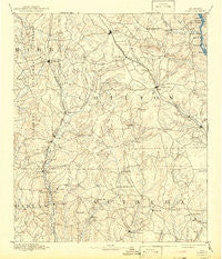 Clanton Alabama Historical topographic map, 1:125000 scale, 30 X 30 Minute, Year 1891