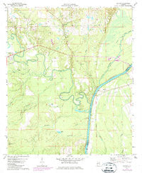 Coatopa Alabama Historical topographic map, 1:24000 scale, 7.5 X 7.5 Minute, Year 1971