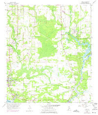 Coden Alabama Historical topographic map, 1:24000 scale, 7.5 X 7.5 Minute, Year 1956