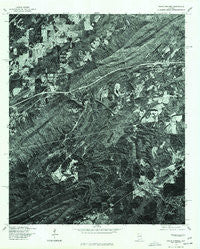 Cooks Springs Alabama Historical topographic map, 1:24000 scale, 7.5 X 7.5 Minute, Year 1975
