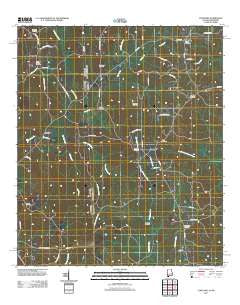 Copeland Alabama Historical topographic map, 1:24000 scale, 7.5 X 7.5 Minute, Year 2011