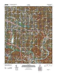 Cordova Alabama Historical topographic map, 1:24000 scale, 7.5 X 7.5 Minute, Year 2011