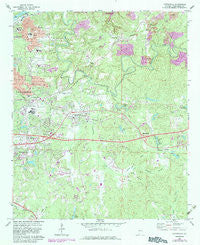 Cottondale Alabama Historical topographic map, 1:24000 scale, 7.5 X 7.5 Minute, Year 1969