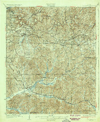 Cottondale Alabama Historical topographic map, 1:62500 scale, 15 X 15 Minute, Year 1934