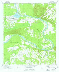 Coy Alabama Historical topographic map, 1:24000 scale, 7.5 X 7.5 Minute, Year 1973