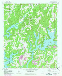 Crane Hill Alabama Historical topographic map, 1:24000 scale, 7.5 X 7.5 Minute, Year 1969