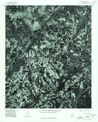 Creel Alabama Historical topographic map, 1:24000 scale, 7.5 X 7.5 Minute, Year 1975