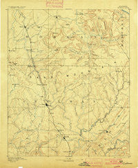 Cullman Alabama Historical topographic map, 1:125000 scale, 30 X 30 Minute, Year 1892
