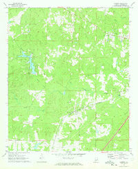 Cusseta Alabama Historical topographic map, 1:24000 scale, 7.5 X 7.5 Minute, Year 1971