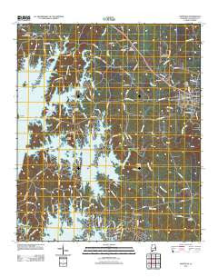Dadeville Alabama Historical topographic map, 1:24000 scale, 7.5 X 7.5 Minute, Year 2011