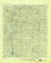 Dadeville Alabama Historical topographic map, 1:125000 scale, 30 X 30 Minute, Year 1906