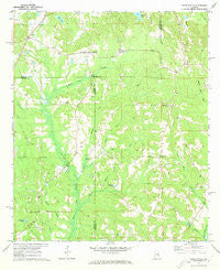 Danielsville Alabama Historical topographic map, 1:24000 scale, 7.5 X 7.5 Minute, Year 1971
