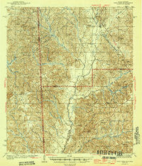 Deer Park Alabama Historical topographic map, 1:62500 scale, 15 X 15 Minute, Year 1943