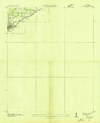 Delmar Alabama Historical topographic map, 1:24000 scale, 7.5 X 7.5 Minute, Year 1936