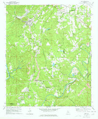 Dora Alabama Historical topographic map, 1:24000 scale, 7.5 X 7.5 Minute, Year 1971