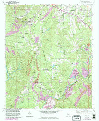 Dora Alabama Historical topographic map, 1:24000 scale, 7.5 X 7.5 Minute, Year 1971