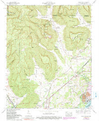 Doran Cove Alabama Historical topographic map, 1:24000 scale, 7.5 X 7.5 Minute, Year 1967