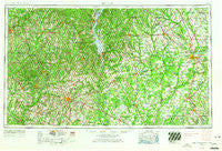Dothan Alabama Historical topographic map, 1:250000 scale, 1 X 2 Degree, Year 1953