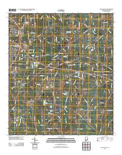 Dothan East Alabama Historical topographic map, 1:24000 scale, 7.5 X 7.5 Minute, Year 2011