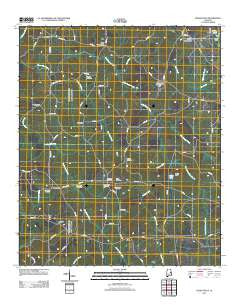 Dudleyville Alabama Historical topographic map, 1:24000 scale, 7.5 X 7.5 Minute, Year 2011