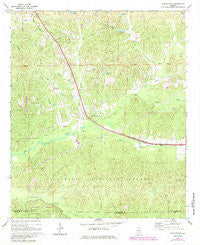 Duncanville Alabama Historical topographic map, 1:24000 scale, 7.5 X 7.5 Minute, Year 1969