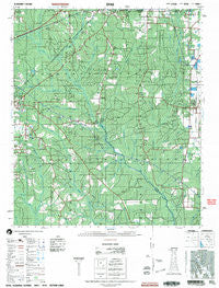 Dyas Alabama Historical topographic map, 1:50000 scale, 15 X 15 Minute, Year 2003