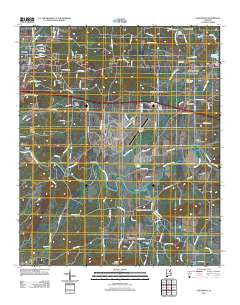 Eastaboga Alabama Historical topographic map, 1:24000 scale, 7.5 X 7.5 Minute, Year 2011