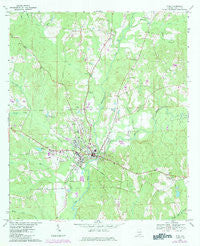 Elba Alabama Historical topographic map, 1:24000 scale, 7.5 X 7.5 Minute, Year 1968