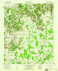 Elkmont Alabama Historical topographic map, 1:24000 scale, 7.5 X 7.5 Minute, Year 1958