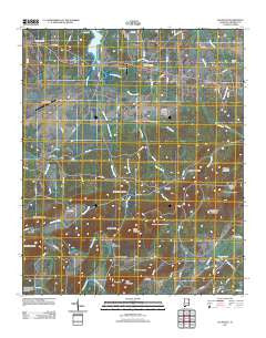 Ellisville Alabama Historical topographic map, 1:24000 scale, 7.5 X 7.5 Minute, Year 2011