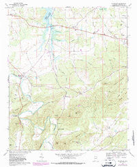 Ellisville Alabama Historical topographic map, 1:24000 scale, 7.5 X 7.5 Minute, Year 1967