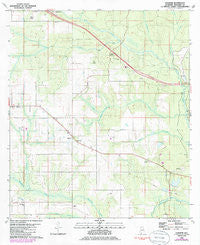 Elsanor Alabama Historical topographic map, 1:24000 scale, 7.5 X 7.5 Minute, Year 1980