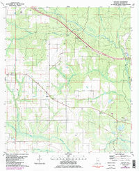 Elsanor Alabama Historical topographic map, 1:24000 scale, 7.5 X 7.5 Minute, Year 1980
