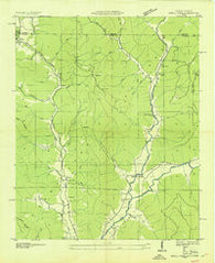 Estill Fork Alabama Historical topographic map, 1:24000 scale, 7.5 X 7.5 Minute, Year 1939