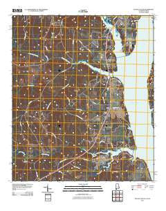 Eufaula South Alabama Historical topographic map, 1:24000 scale, 7.5 X 7.5 Minute, Year 2011